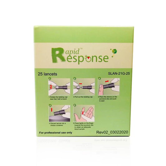 RAPID RESPONSE SAFETY LANCETS