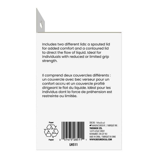 BIOS Large Handled Transparent Mug - 355 mL