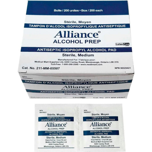 Alliance® Sterile Alcohol Prep, Medium