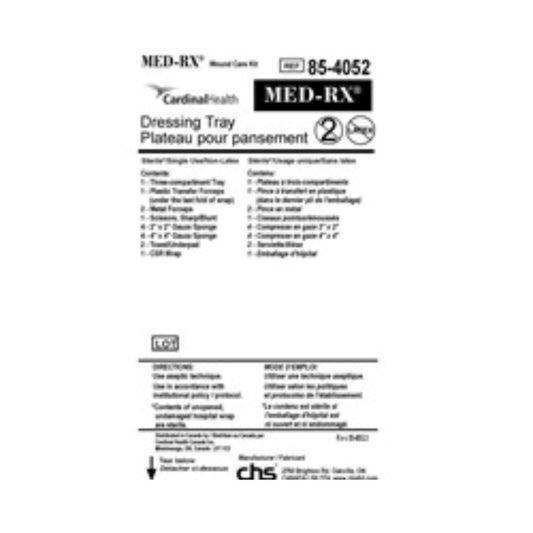 Med-Rx® Dressing Tray- 85-4052N - Case of 30 Tray