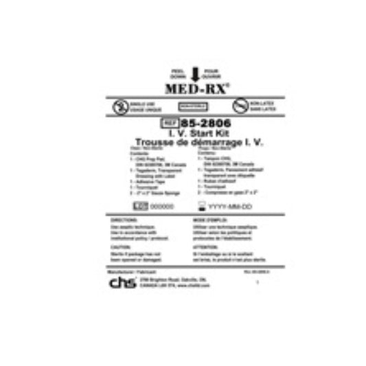 Med-Rx® IV Start Kit- 85-2806 - Case of 100