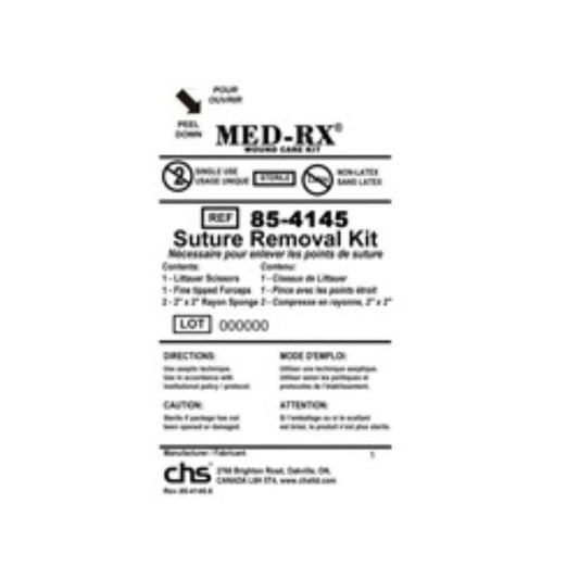 Med-Rx® Suture Removal Kit- 85-4145 - Case of 50 Kit