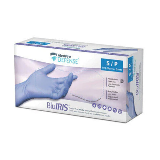 MedPro Defense BluIRIS Nitrile Powder-Free Exam Gloves