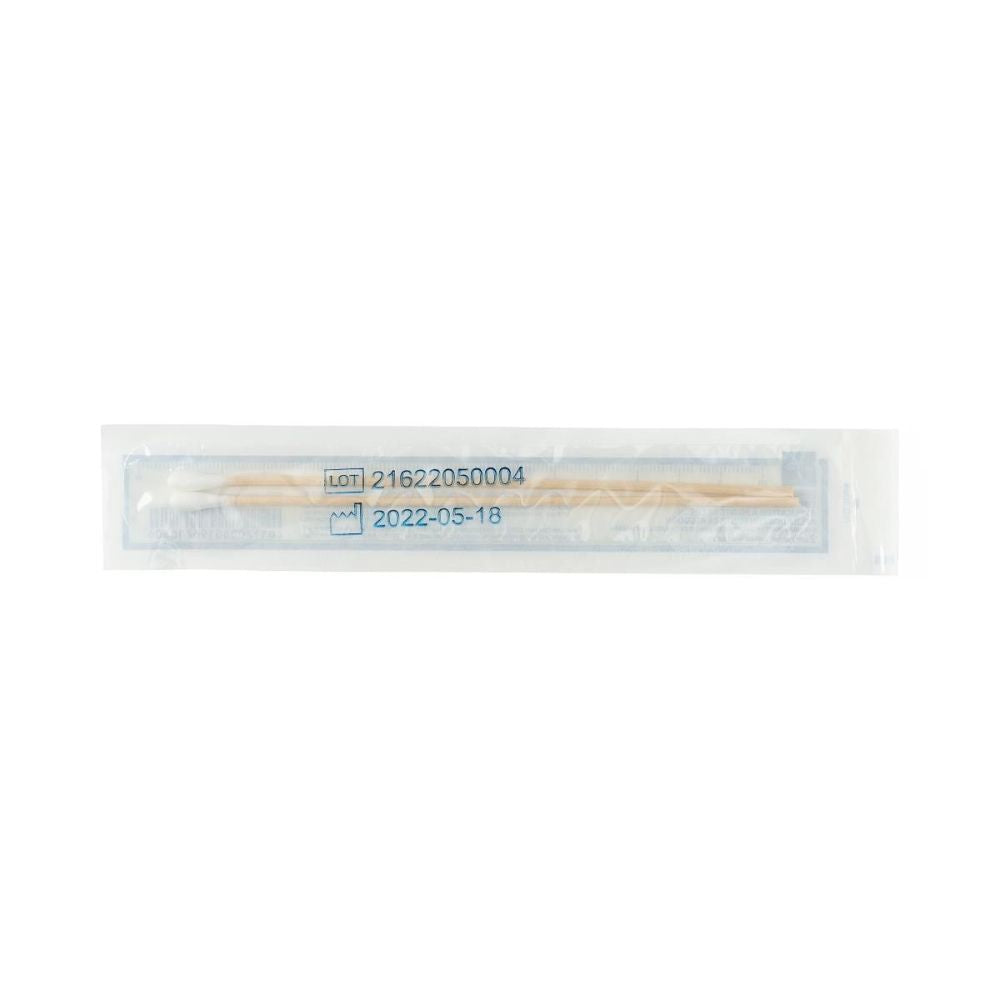 Medline Sterile Cotton-Tipped Applicator 8 cm - Wood Applicator