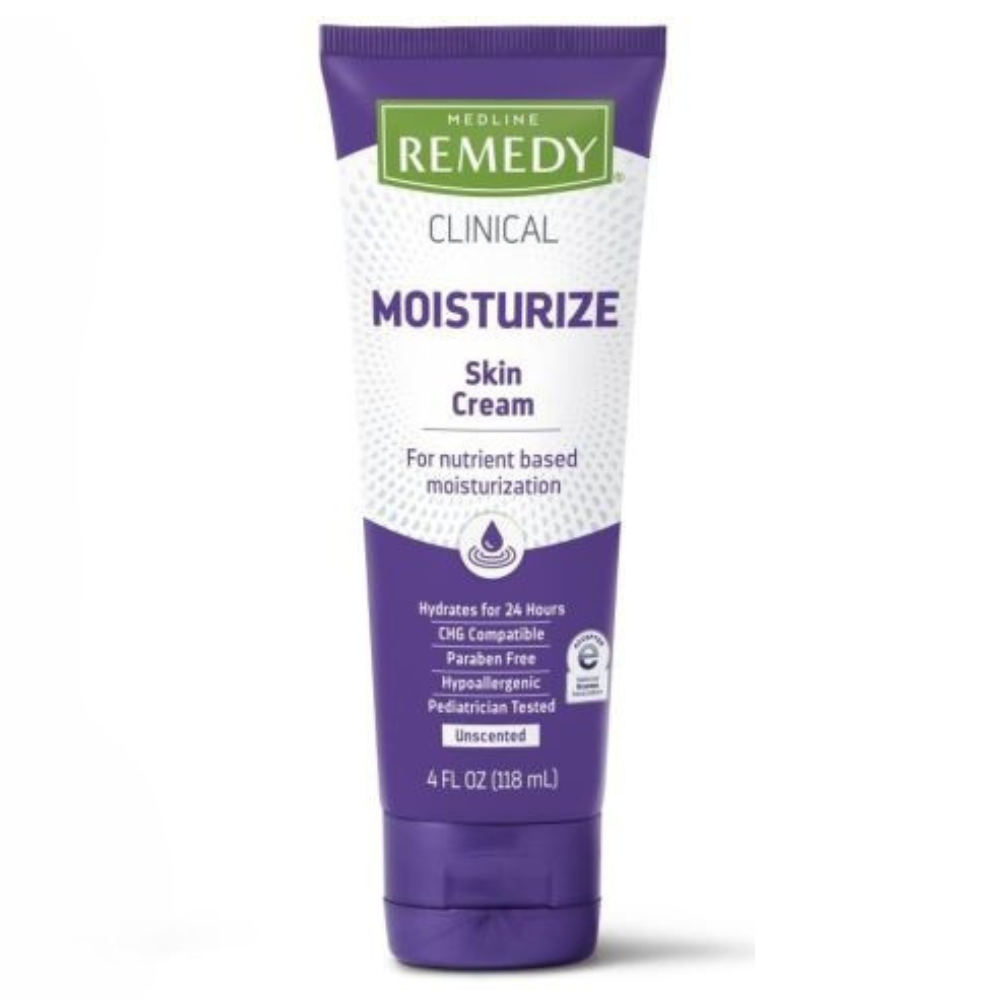 Medline 4oz Remedy Clinical Skin Cream, Unscented
