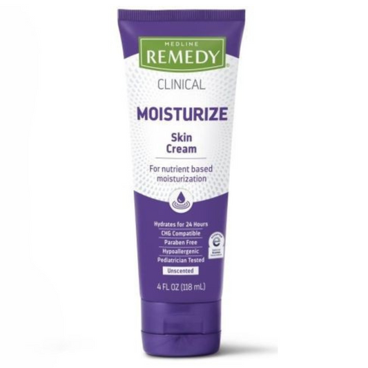Medline 4oz Remedy Clinical Skin Cream, Unscented