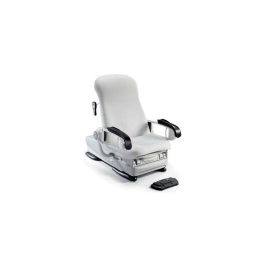 Exam Table Power Base Only, Model 626, With Recumbent Rails, Drawer, Heater, Pelvic Tilt, Electrical Receptacle
