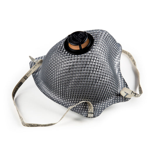 Moldex 2400N95 Disposable Particulate Respirator Plus Nuisance Organic Vapors with Exhale Valve, Size Medium/Large, NIOSH Approved