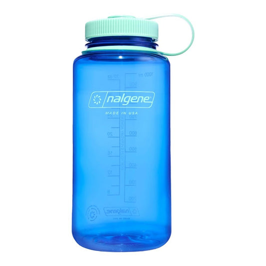 Nalgene Cornflower Blue Sustain, Wide Mouth Water Bottle, 32 oz.