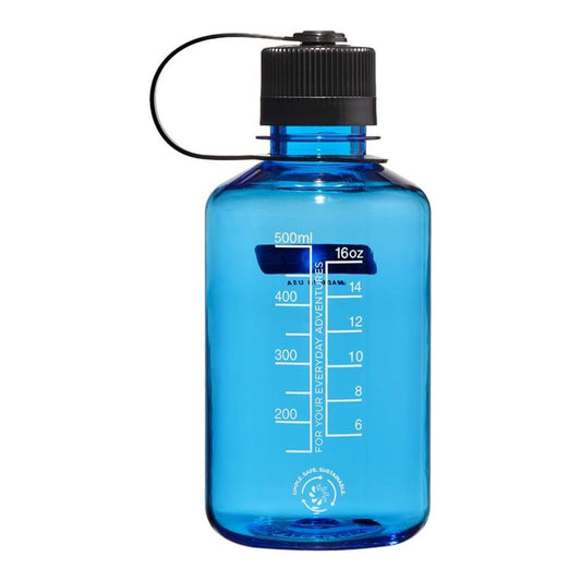 Nalgene Slate Sustain w/Black Cap SB, Narrow Mouth Water Bottle, 16 oz.