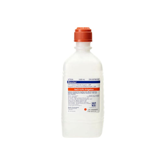 Normal Saline 0.9% Sodium Chloride For Irrigation USP, 1000ml - JF7634