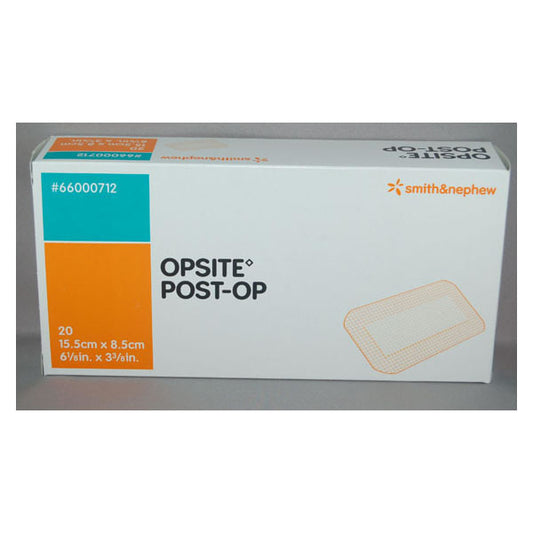 Smith & Nephew OPSITE™ Post-Op Transparent Waterproof Dressing, with Absorbent Pad, 15.5cm x 8.5cm