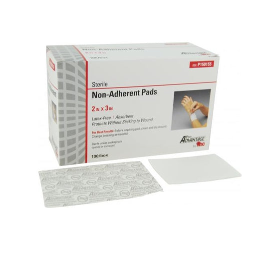 Non-Adherent Pads, 2" x 3", 100/bx, P150155