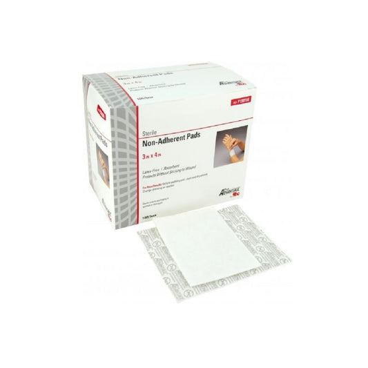 Pro Advantage Non-Adherent Sterile Pads, 3" x 4", 100/box, P150160