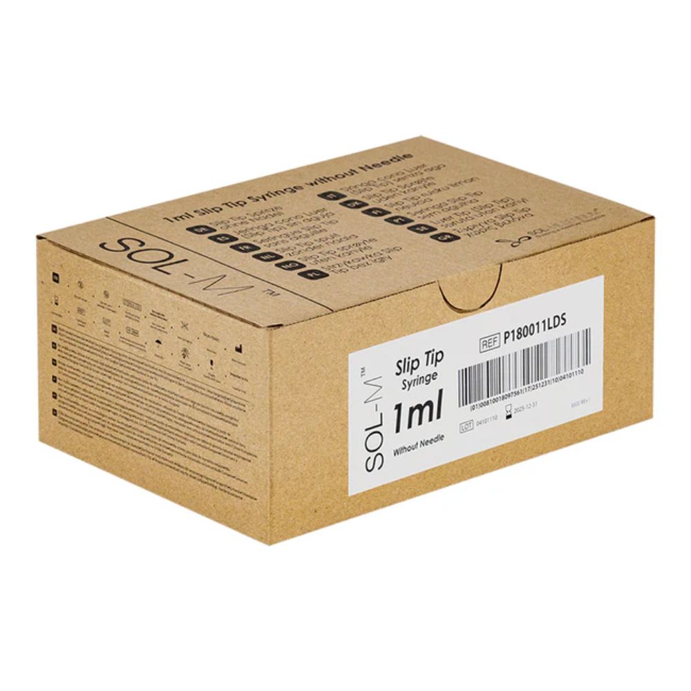 SOL-M 1ml Luer Slip Tip with Dose Sparing syringes