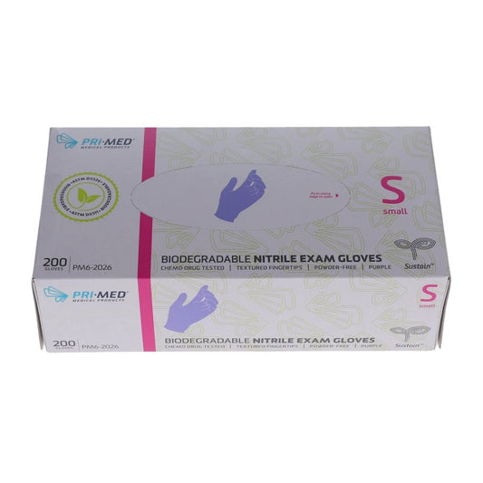 Sustain Biodegradable Nitrile Exam Gloves