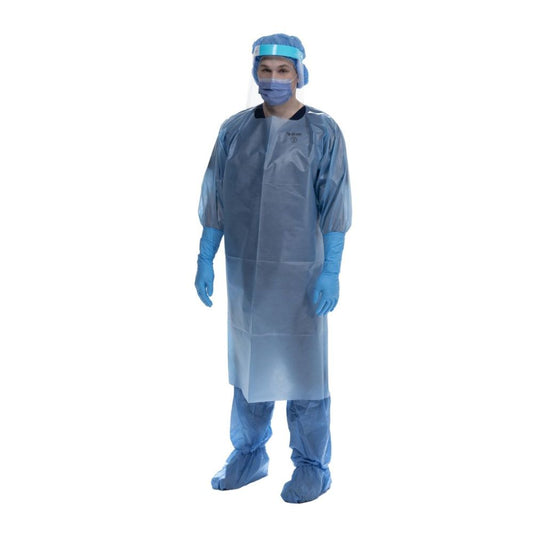 PRIMED AAMI 4 Isolation Gown - Thumbloop Cuff, Open Back