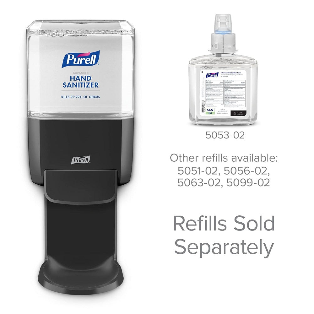 PURELL® ES4 Hand Sanitizer Dispenser, Push-Style - Graphite