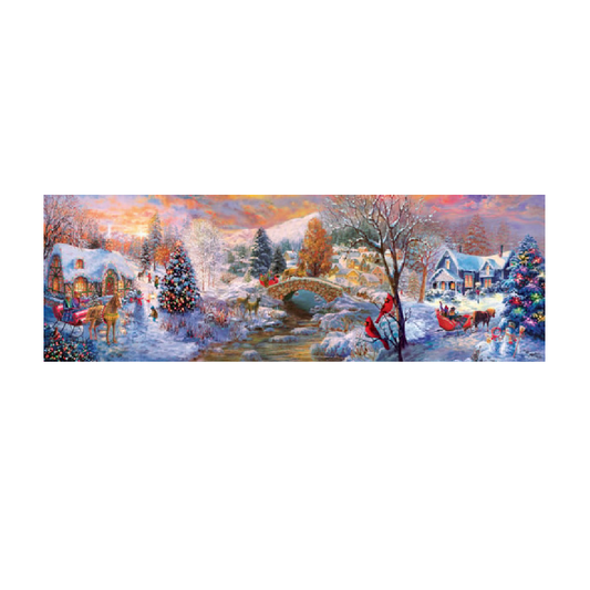 Panoramic Puzzles, Christmas, All Jigsaw Puzzles, Seasonal, Christmas, 1000-Piece Puzzle