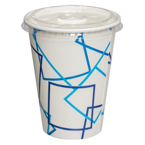 Premier Essential Cold Paper Cup with Design, 12 oz, White, 1000/Case