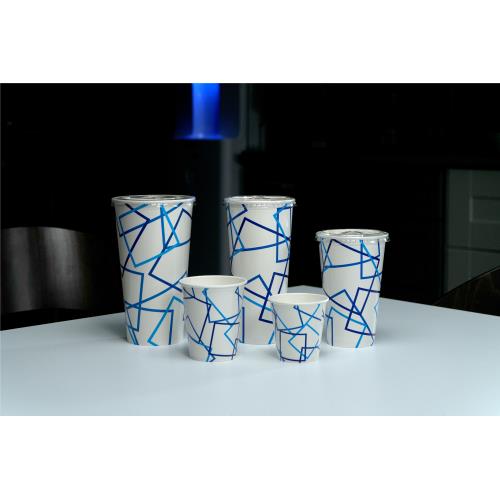 Premier Essential Cold Paper Cup with Design, 7 oz, White, 1000/Case