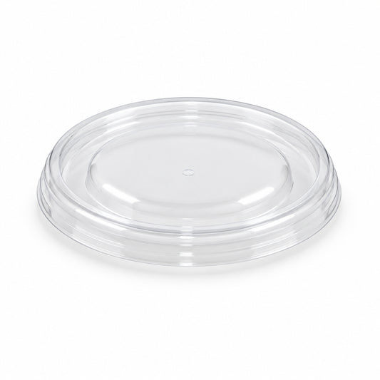 Premier Essential Paper Food Containers Lids, Polypropylene, Fits 2oz, Clear, 2000/Case