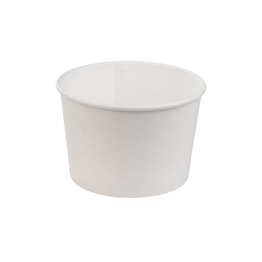 Premier Essential Paper Food Containers, Double Poly-Lined, Hot and Cold, 2oz, White, 2000/Case