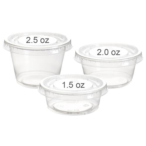 Premier Essential Portion Cup, 1.5 oz., Clear, Polypropylene, 2500 Cups/Case