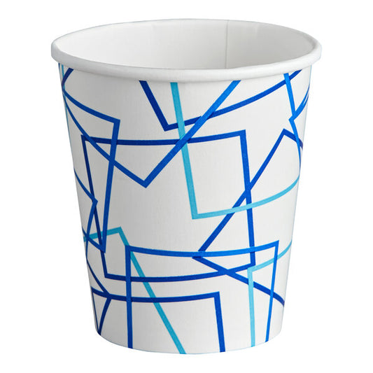 Premier Essential Cold Paper Cup with Design, 9 oz, White, 1000/Case