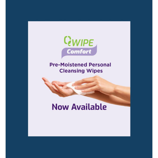 Qwipe Comfort Extra-Large Pre-Moistened Hygiene Wipes