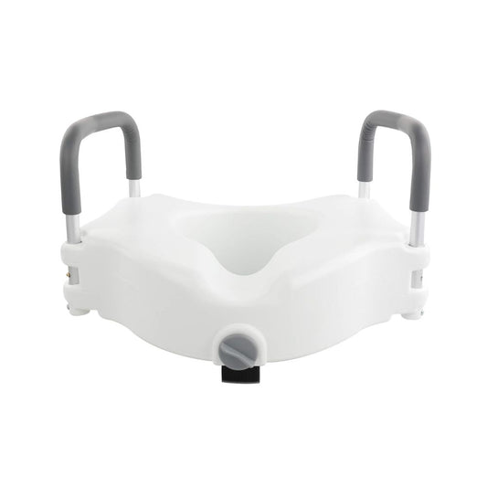 Raised Toilet Seat with Handles