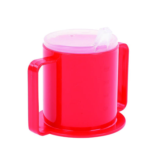 Red 2 Handle Mug - 265 mL