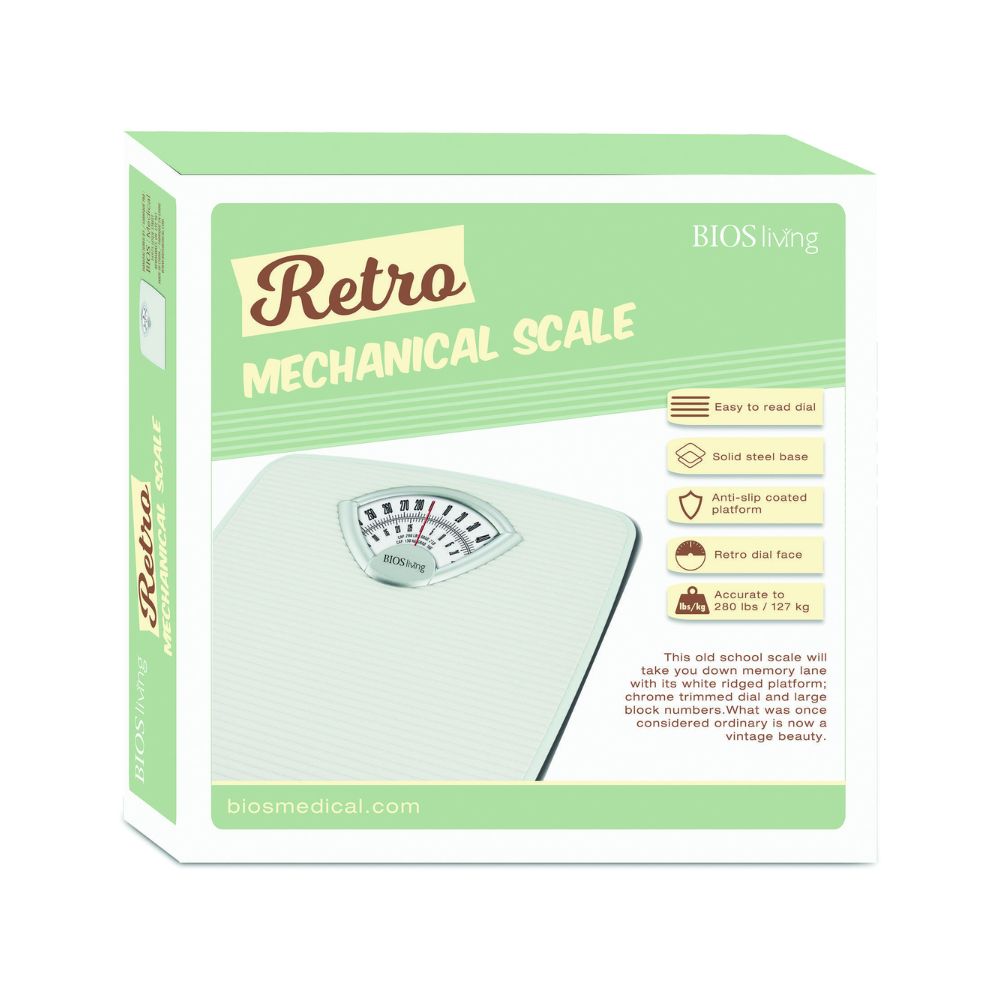 Retro Mechanical Scale - White | United Canada Inc.