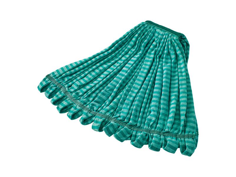 Rubbermaid 24-oz. Microfiber Tube Wet Mop, 1" Headband, Green