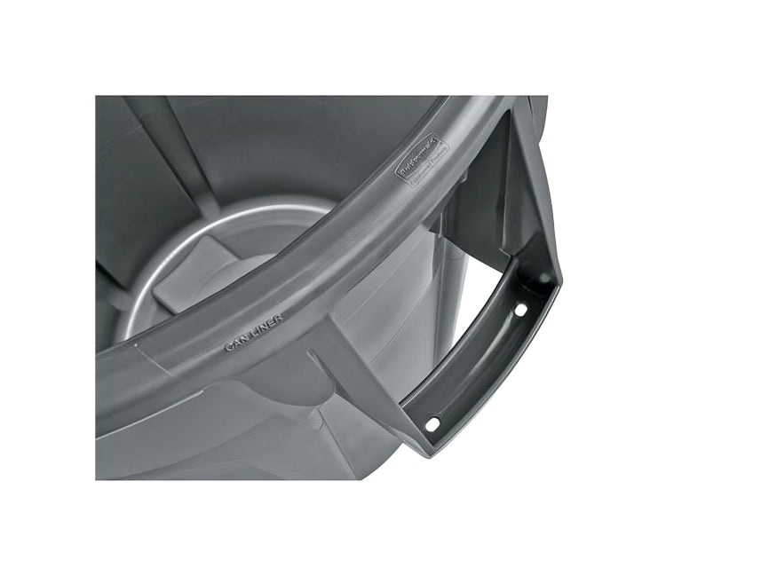 Rubbermaid BRUTE 32-Gallon Grey Trash Container, 2