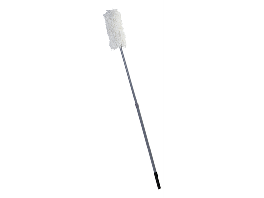 Rubbermaid Commercial Products 51" Overhead Dusting Tool with Launderable Head, Gray - 12 Per Case