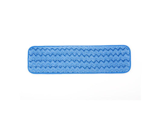 Rubbermaid HYGEN 18" Microfiber Mop Pad, Blue - 12 Per Case