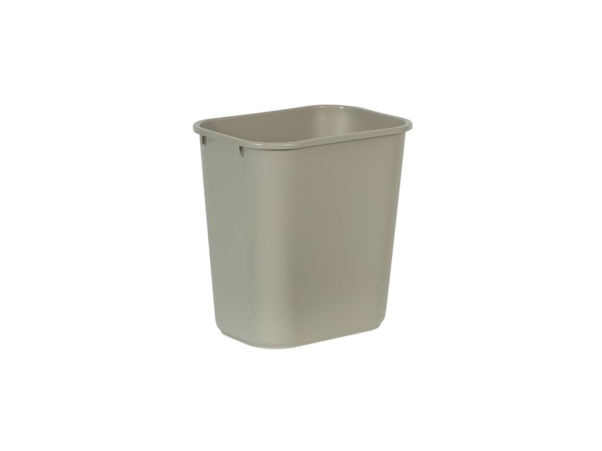 Rubbermaid Wastebasket Medium 28-Quart Beige 