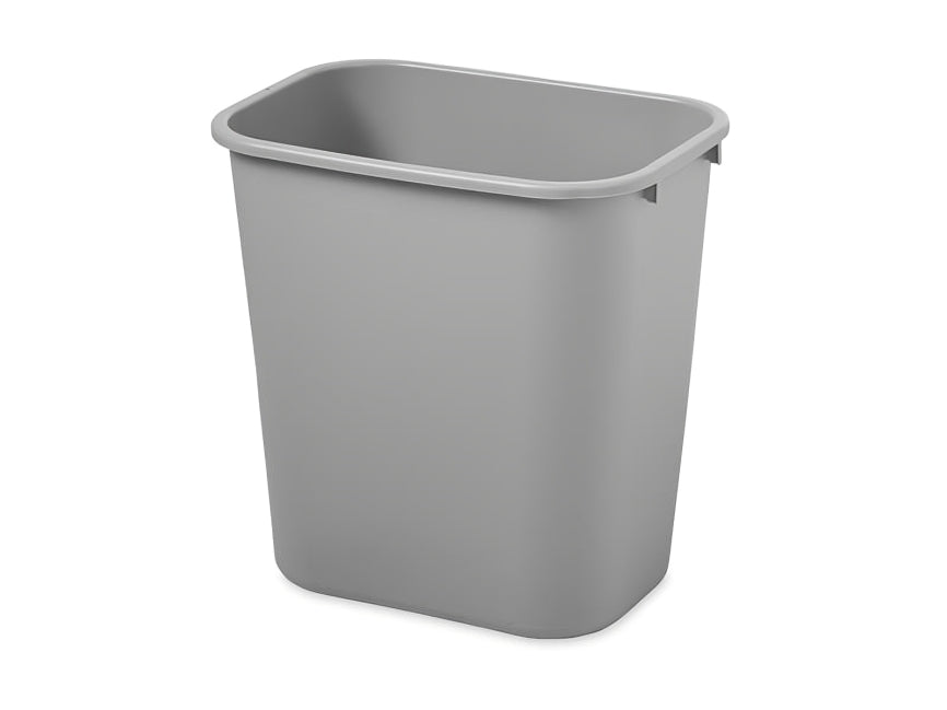 Rubbermaid Wastebasket Medium 28-Quart Grey