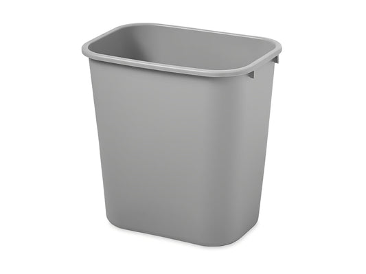 Rubbermaid Wastebasket Medium 28-Quart Grey