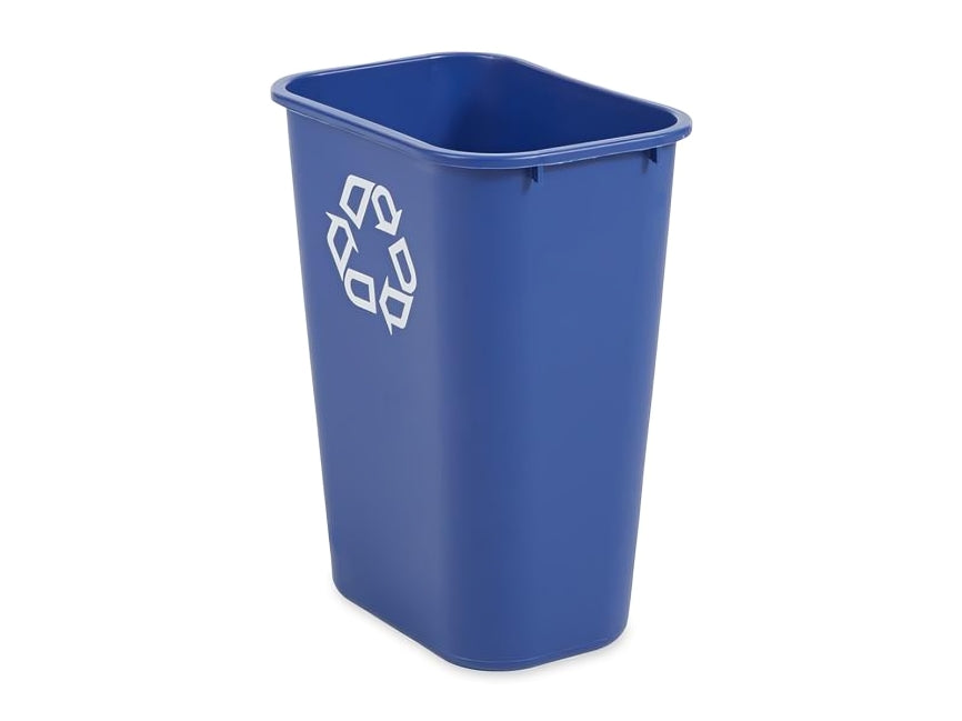 Rubbermaid Wastebasket Recycling Large 41-Quart, Blue