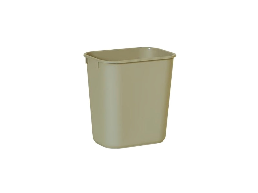 Rubbermaid Wastebasket Small 13-Quart, Beige 