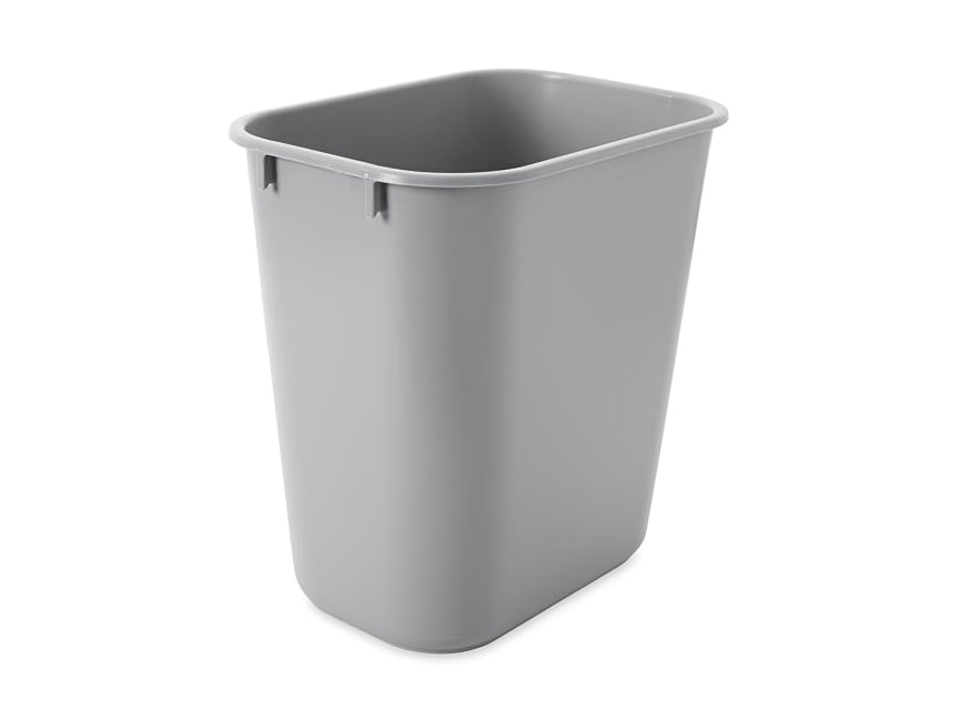 Rubbermaid Wastebasket Small 13-Quart, Grey
