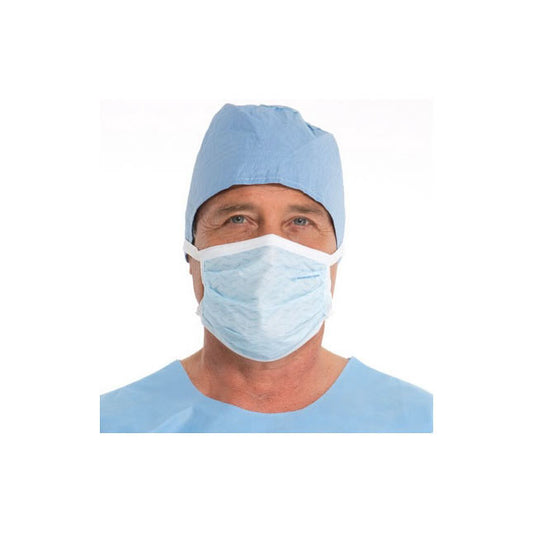 Halyard SOFT TOUCH™ II Surgical Mask, Pleat Style, with Horizontal Ties