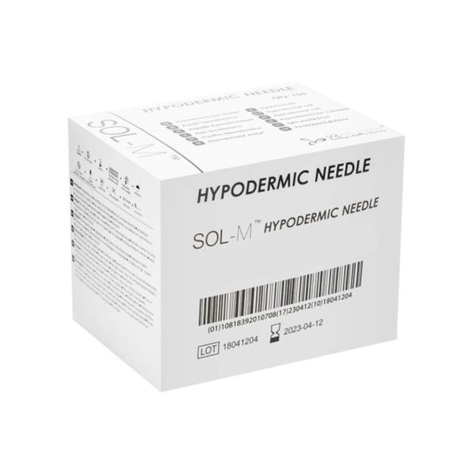 SOL-M Safety Flip Style Needle 25G x 1 1/2 in. - Box of 100