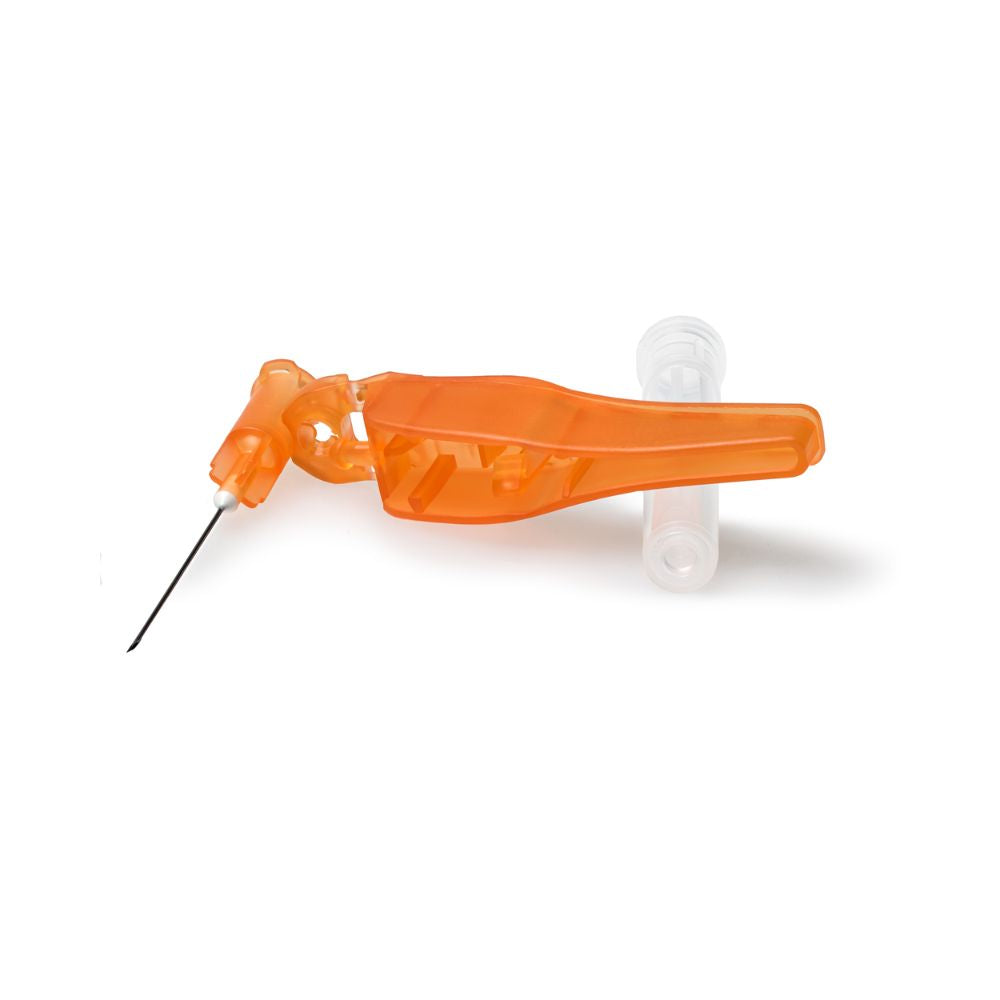 SOL-M Safety Flip Style Needle 25G x 5/8 in. - Box of 100