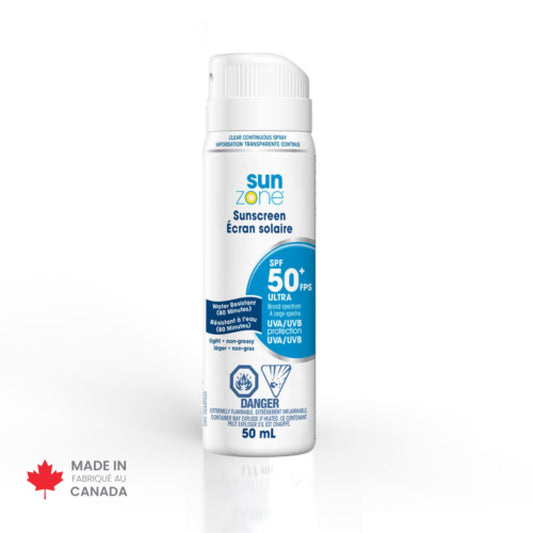 SUNZONE SPF 50+ Sunscreen Mini Spray, 50mL