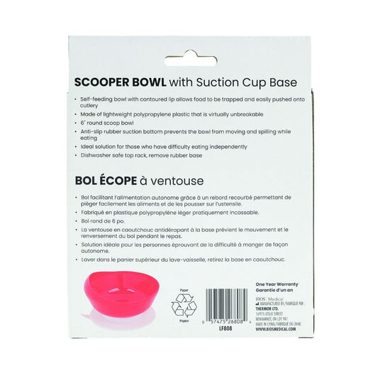 Scooper Bowl with Suction Cup Base