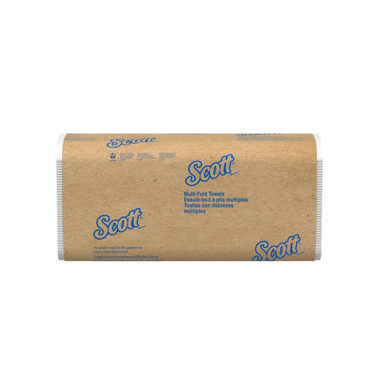 Scott Essential Folded Paper Towels, 9.2" x 9.4",  Multi-Fold - Pack of 16