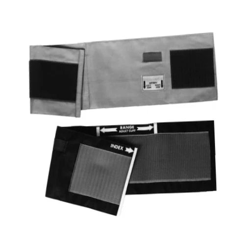 Set of black and gray textured panels on a white background
